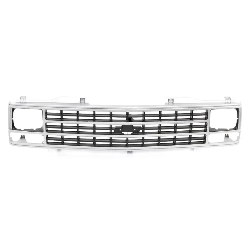 Grille Shell - Argent Silver - Single Headlight - 88-93 Chevy CK Pickup SUV