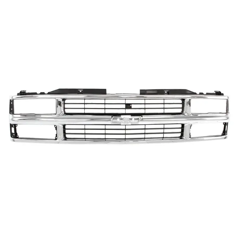 Grille Shell - Chrome Gray - Composite Headlight - 94-98 Chevy CK Pickup SUV