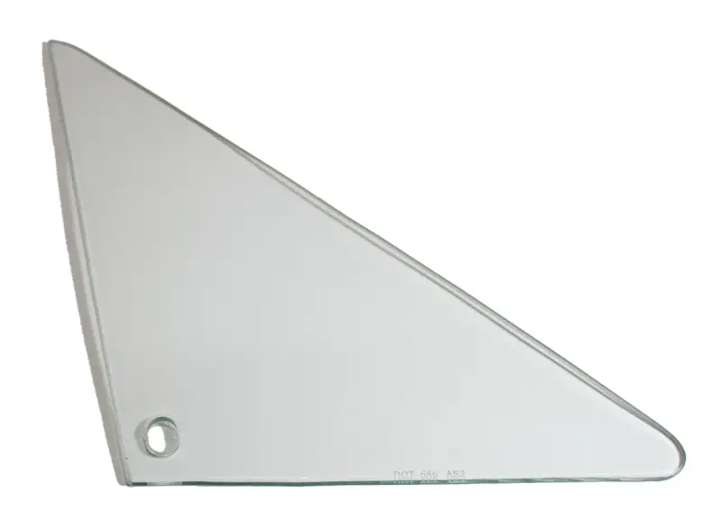 Vent Glass - Clear - RH - 66-67 GM A-Body Coupe & Convertible
