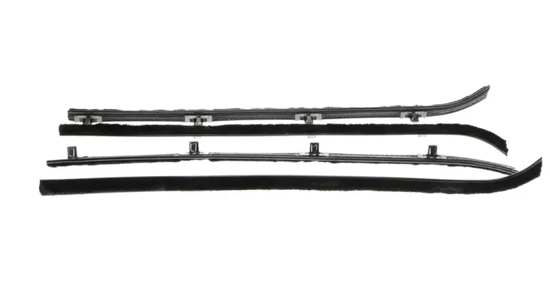Front Door Beltline Window Felts - Inner & Outer - 60-63 Chevy GMC CK Truck Suburban