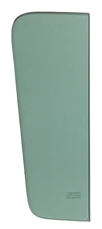 Vent Window Glass - Green Tint - LH or RH - 55-59 Chevy GMC Truck