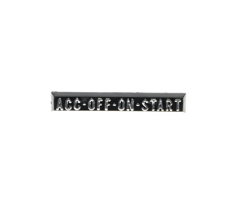 Ignition Control Indicator Plate - 69-72 Chevy GMC CK Truck Blazer Jimmy Suburban
