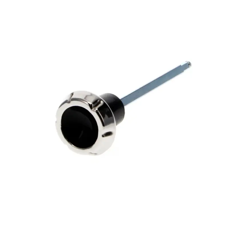 Headlamp Switch Rod and Knob - Black/Stainless - 64-66 Chevy C/K Pickup, Suburban