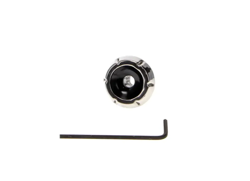 Wiper Switch Knob - Black / Stainless - w/o washer - 64-66 Chevy C/K Pickup, Suburban