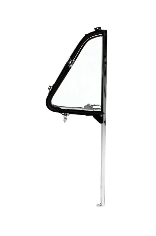 Vent Window Assembly - LH - Clear Glass - Chrome Sash - 54-55 Chevy GMC Pickup, Suburban