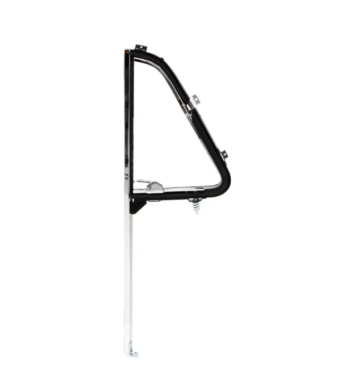 Vent Window Assembly - RH - Clear Glass - Chrome Sash - 54-55 Chevy GMC Pickup, Suburban