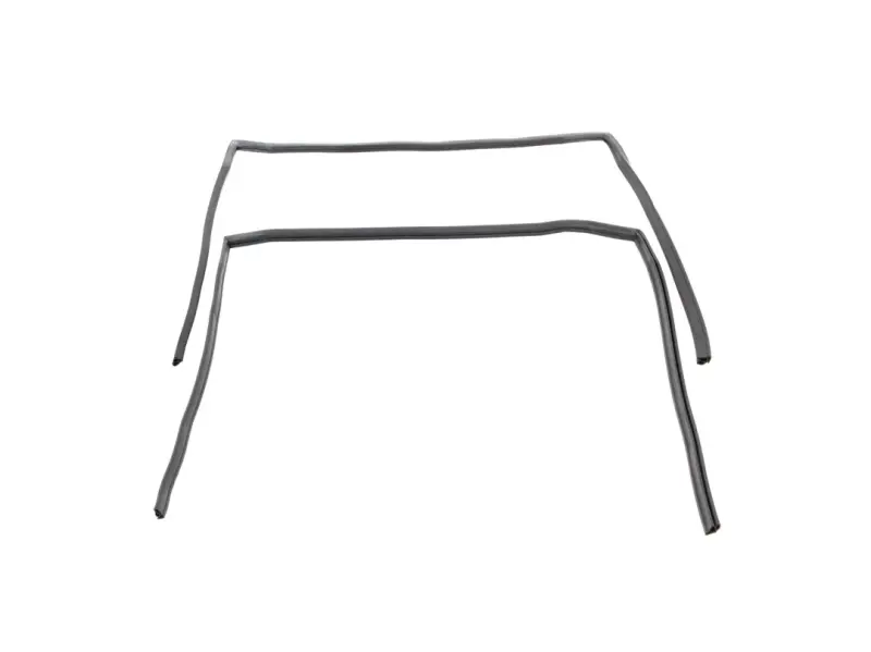 Door Frame Glass Run Channels - Pair - 66-77 Bronco Pickup Hardtop