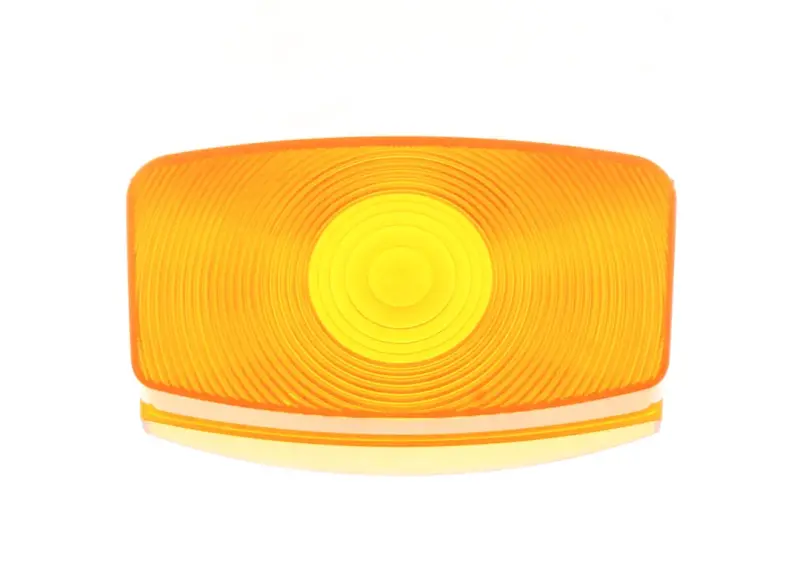 Park Lamp Lens - Amber - LH or RH - 55-56 F100 F250 F350 Ford Pickup Truck
