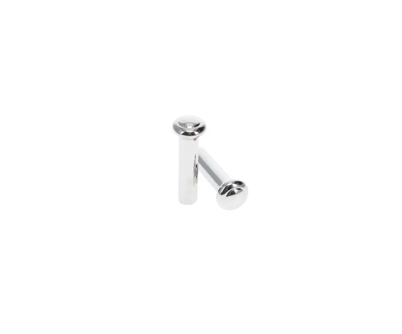 Door Lock Knobs - Chrome Pair - 68-74 Ford Car and Truck