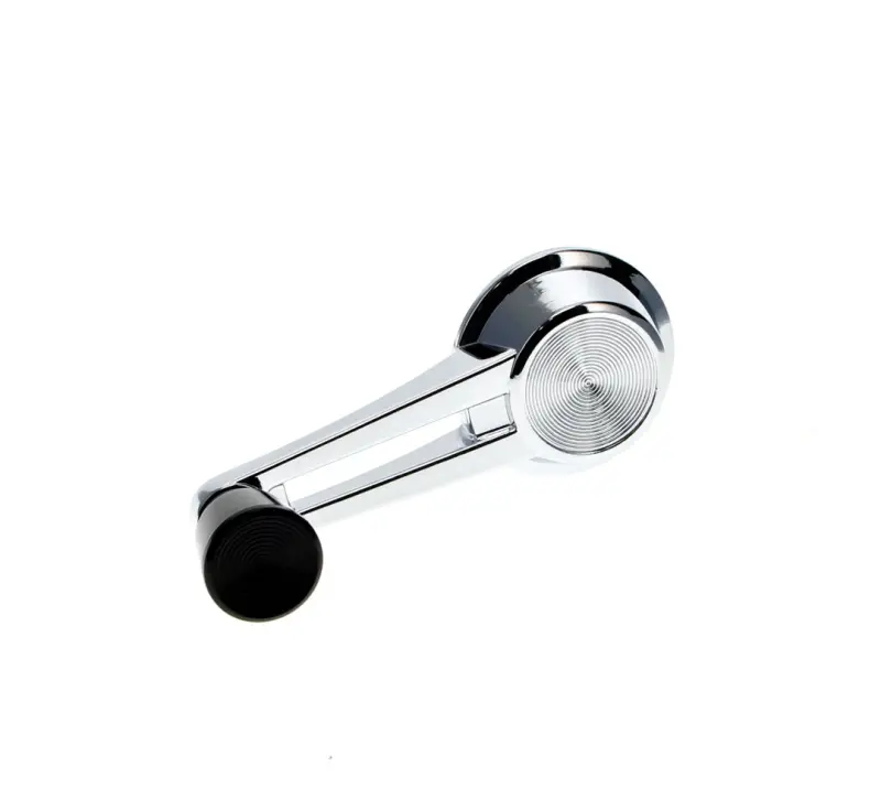 Chrome Window Crank Handle with Black Knob - 62-64 Chevy II Nova, 64 Malibu El Camino