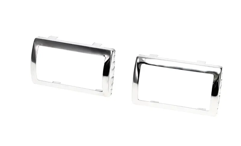 Brake-Clutch Pedal Pad Bezel - Manual - Pair - 67-70 Dodge Plymouth A-Body; 66-70 Dodge Plymouth B-Body