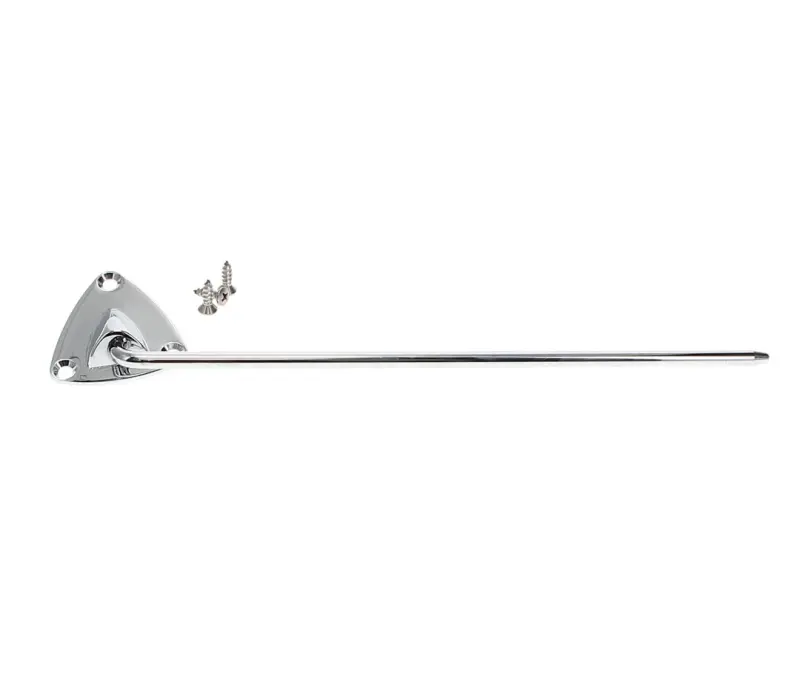 Sunvisor Bracket - Chrome - LH or RH - 53-55 F100 F250 F350 Ford Pickup Truck