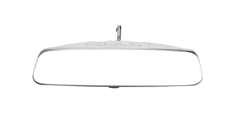 Inside Rear View Mirror - 8" Stainless with Day-Night - 64-66 Corvair, Chevy II, Nova, Corvette