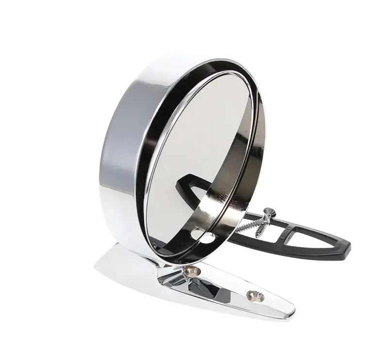 Outside Rear View Mirror Kit - RH Manual Match for LH Remote Chrome - 64-66 Fairlane; 65-66 Galaxie