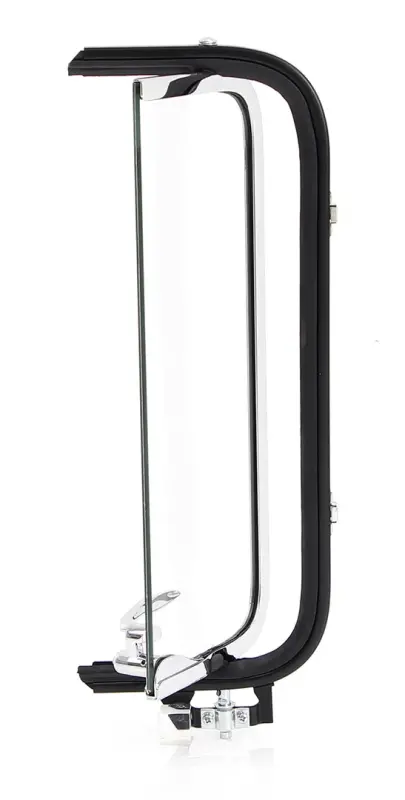 Vent Window Assembly - RH - Clear - Chrome Frame - 56 Ford F100 F250 F350 Pickup Truck