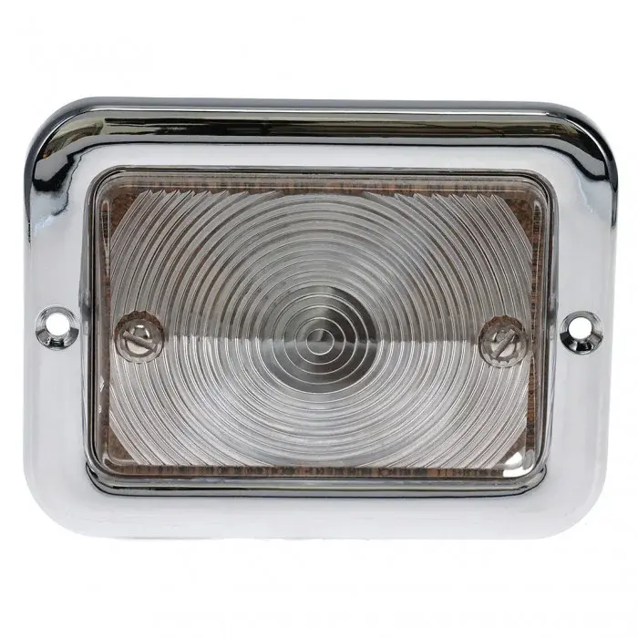 Park Lamp Assembly - Clear Lens 6V - 54-55 Chevy GMC Pickup Suburban