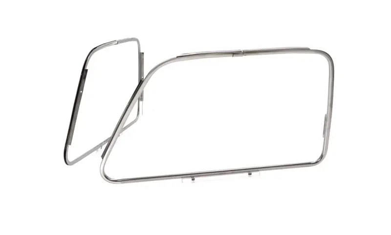 Door Glass Outside Reveal Molding - Stainless - Pair - 47-55 Chevy GMC Pickup Suburban