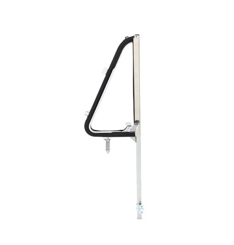 Vent Window Assembly - RH - Clear Glass - Chrome Frame - 64-66 Chevy GMC C/K Pickup Truck Suburban