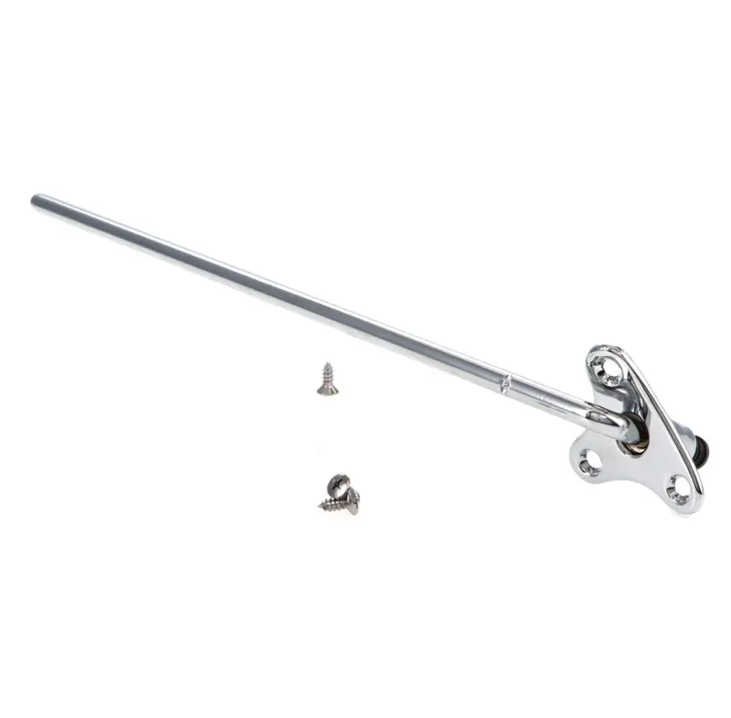 Sunvisor Bracket - Chrome - RH - 54-55 Chevy GMC Pickup Truck Suburban (with screws)