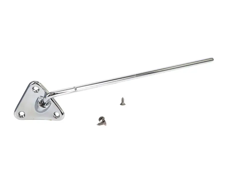 Sunvisor Bracket - Chrome - LH - 55-59 Chevy GMC Pickup Truck Suburban (with screws)