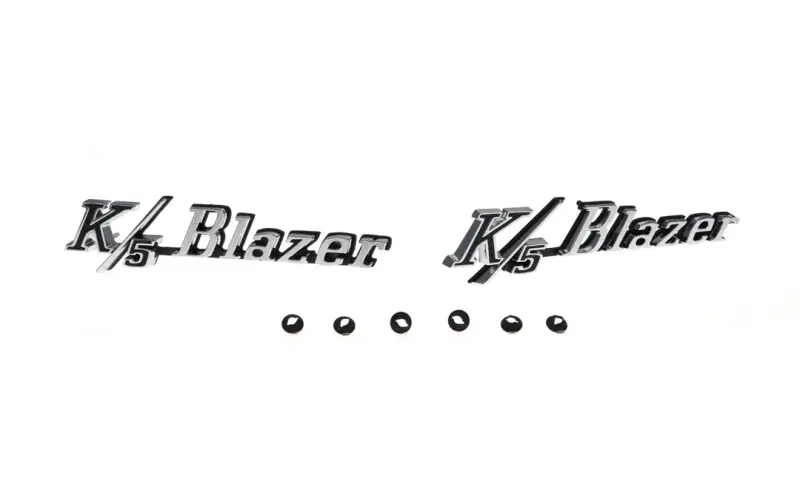 Fender Emblems - Pair - K5 Blazer - 69-72 Chevy Blazer