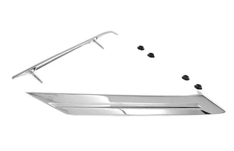 Outer Sail Panel Moldings - Stainless - Pair - 66-67 Dodge Plymouth B-Body (except Charger)