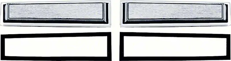 Horn Buttons and Gaskets - 4 pcs - 67 Chevy II; 67 Malibu-SS 396-El Camino Custom