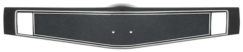 Steering Wheel Shroud - Black - 69 Nova; 69 Camaro; 69 Chevelle El Camino (without woodgrain)