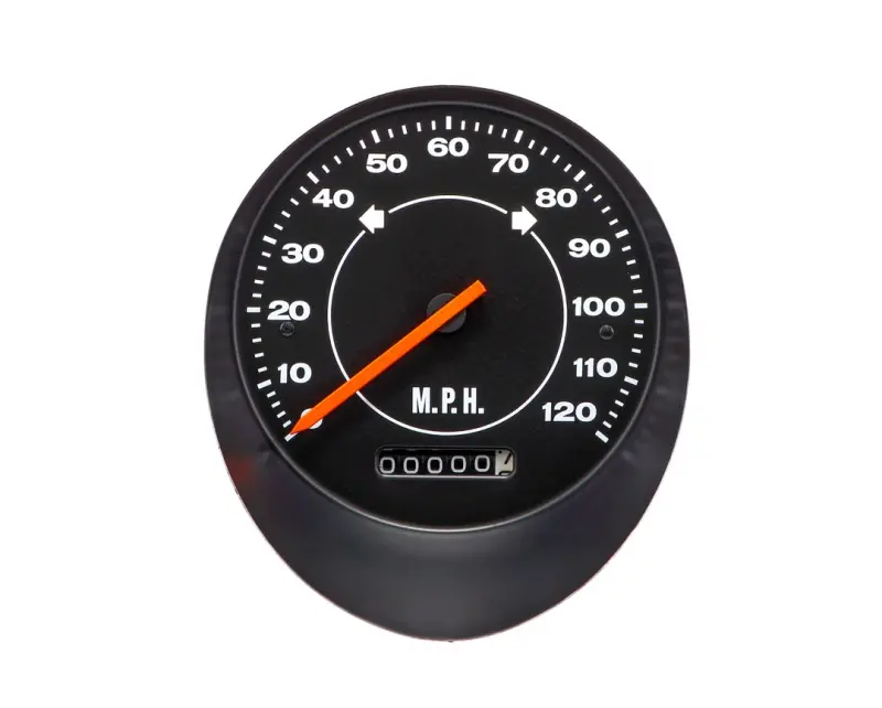 Speedometer - 0-120 mph - w/o Rallye Gauges - 70-74 Barracuda Challenger