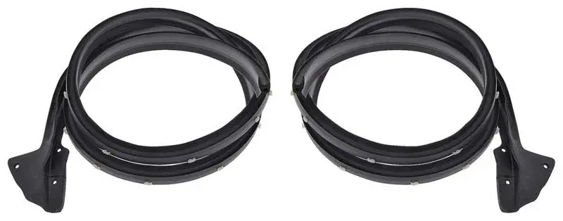 Door Weatherstrips - Pair - 67-72 Dodge Plymouth A-Body Hardtop or Fastback or Convertible
