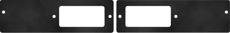 Front Side Marker Lamp Gaskets - w/ Engine Designation Bezels - Pair - 68-69 Nova; 68 Chevelle