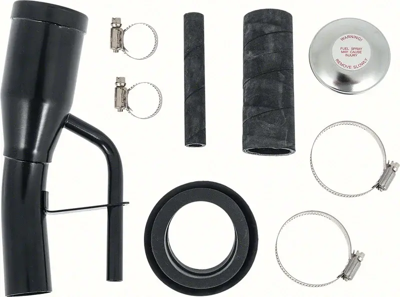 Fuel Filler Neck Kit - Chrome Cap - In Cab Tank - 55-59 Chevy GMC Pickup Truck