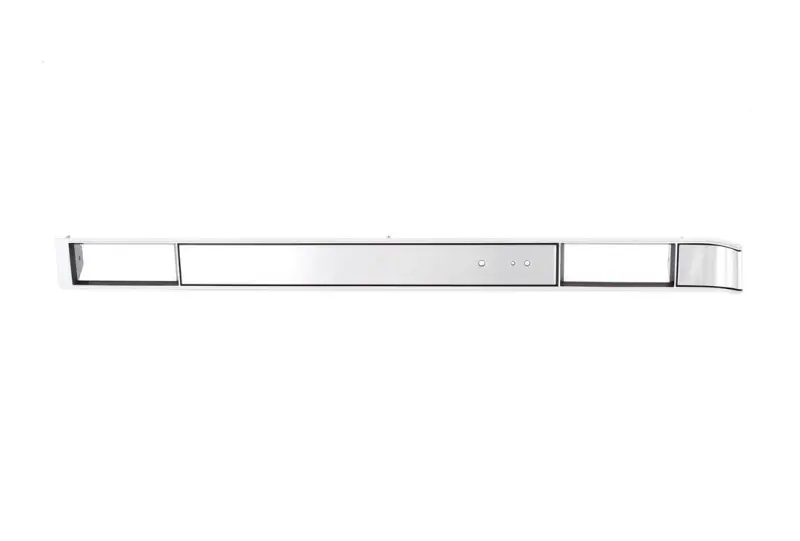 Dash Molding Air Vent Bezel - with AC - Brushed Aluminum - 81-91 Chevy GMC CK Truck Blazer Jimmy Suburban