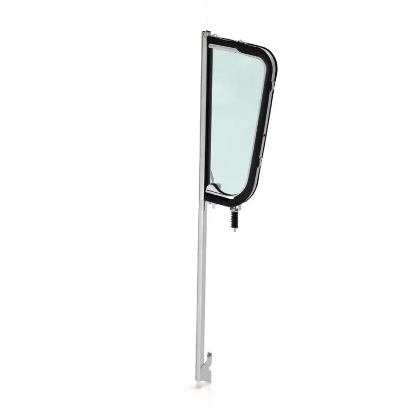 Vent Window Assembly - RH - Green Tinted Glass - Chrome Frame - 55-59 Chevy GMC Pickup Truck Suburban