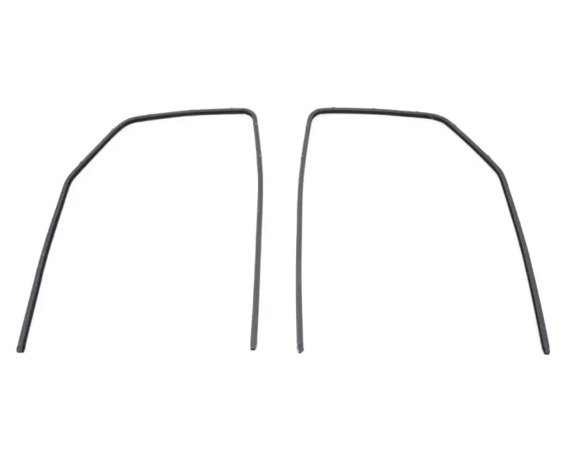Door Glass Channels - Metal with Linings - Pair - 47-50 Chevy GMC Truck Suburban