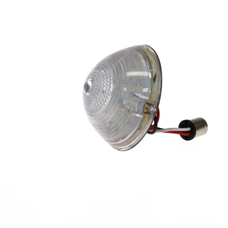 Park Lamp Lens - Clear - 39 Amber LED - 55-57 Chevy Truck Suburban 58-59 GMC Truck Suburban