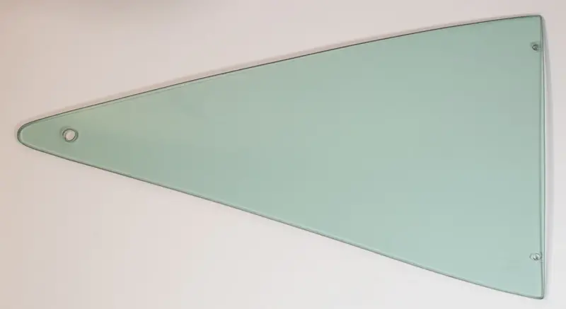 Quarter Glass - Green Tint - RH - 68-70 Dodge B-Body 2DR Sedan (Post)