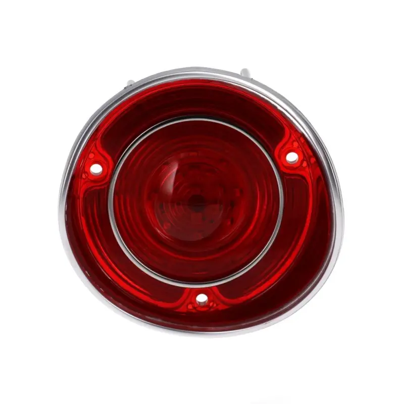 Tail Light Lens - Red - 46 Red LED - Stainless Bezel - RH - 71 Chevelle Malibu