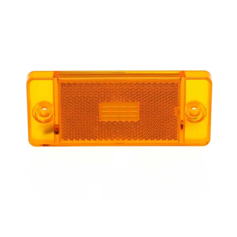 Front Side Marker Lens - Amber - 8 Amber LED - Dual Function - 70-77 Bronco