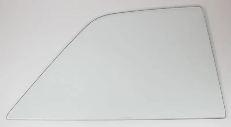 Quarter Glass - Clear - LH or RH - 66-67 Chevy II Nova 2 Door Sedan Post