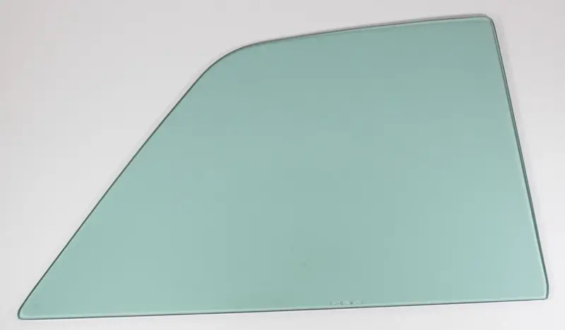 Quarter Glass - Green Tint - LH or RH - 66-67 Chevy II Nova 2 Door Sedan Post
