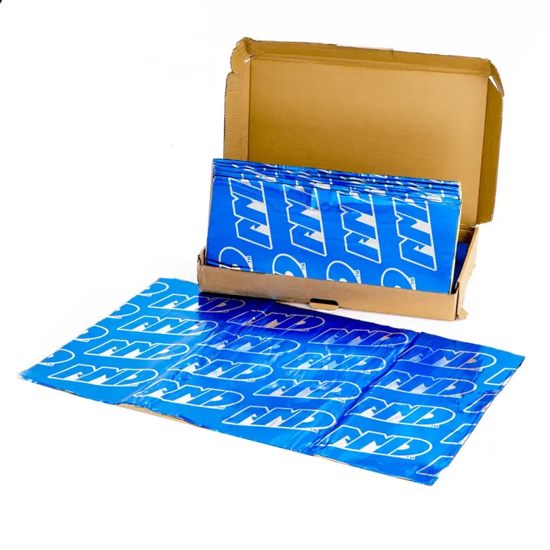 SilentDrive Pro Mat Sound Deadener Kit - Blue Silver - Box of 10 Sheets - 43 Square Feet