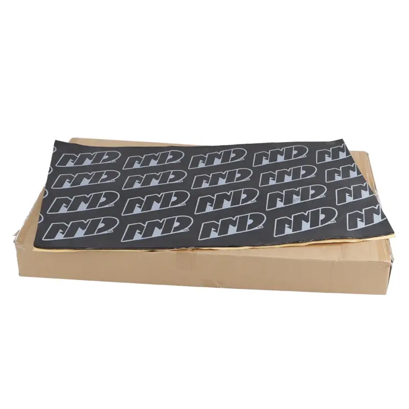 SilentDrive Pro Mat 3-in-1 Sound Deadener Kit - Black White - Box of 10 Sheets - 43 Square Feet
