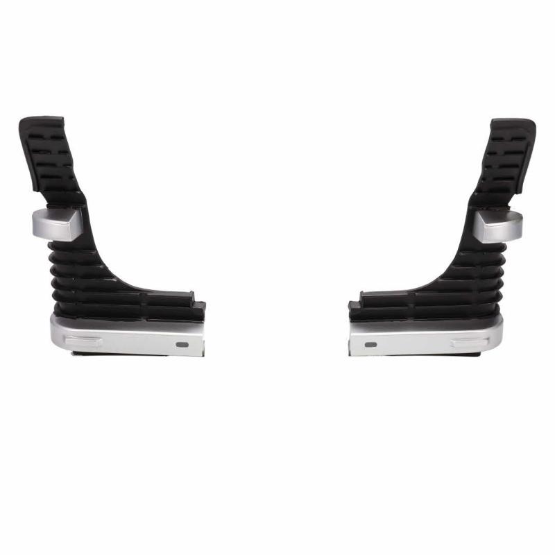 Grille Extensions - Black SS Style - Pair - 69 Chevelle Malibu El Camino