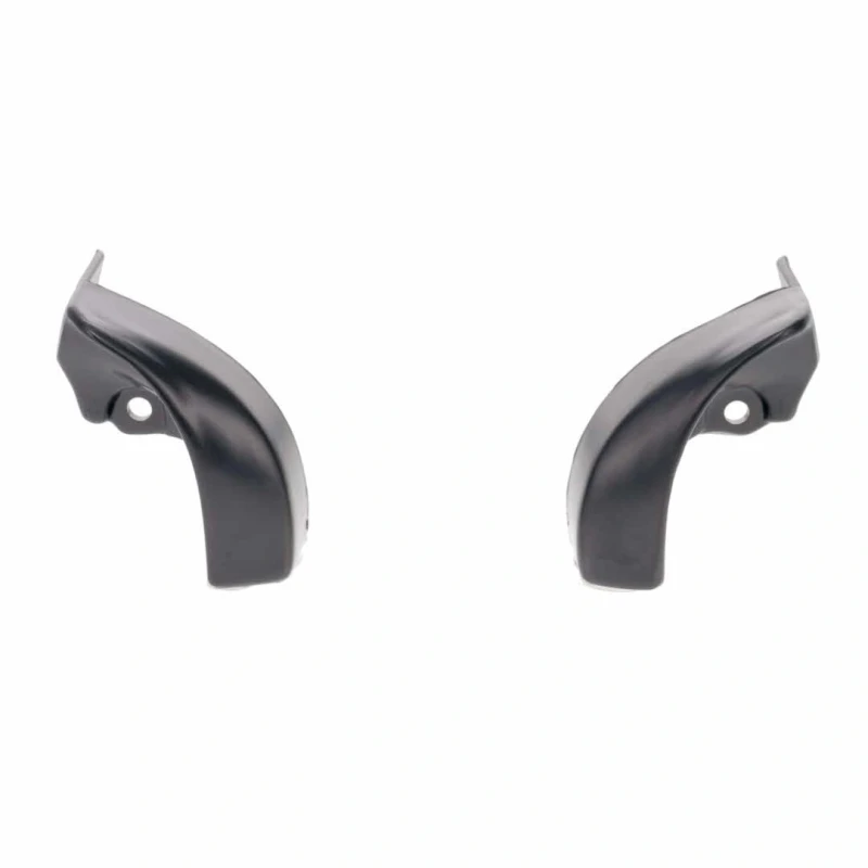 Door Jamb Windlace End Caps - Black Pair - 66-67 Chevelle
