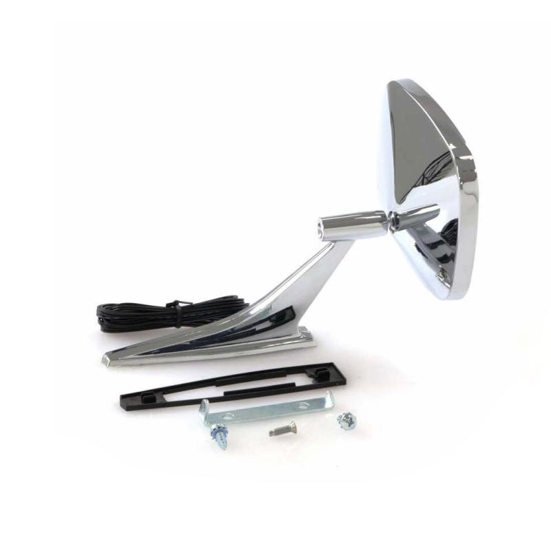 Outside Door Mirror - Chrome with LED Signal - RH - 68-69 Camaro 68 Firebird 69-72 Chevelle El Camino Nova