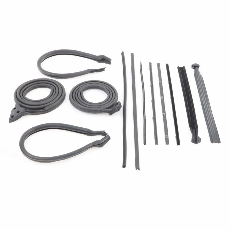 Door Seal Kit - 14 pcs - Black Beads - 69-72 Chevy GMC CK Blazer Jimmy