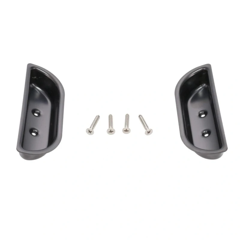 Door Armrest Finger Cup – Metal – Pair – 73-79 Ford Trucks 78-79 Bronco