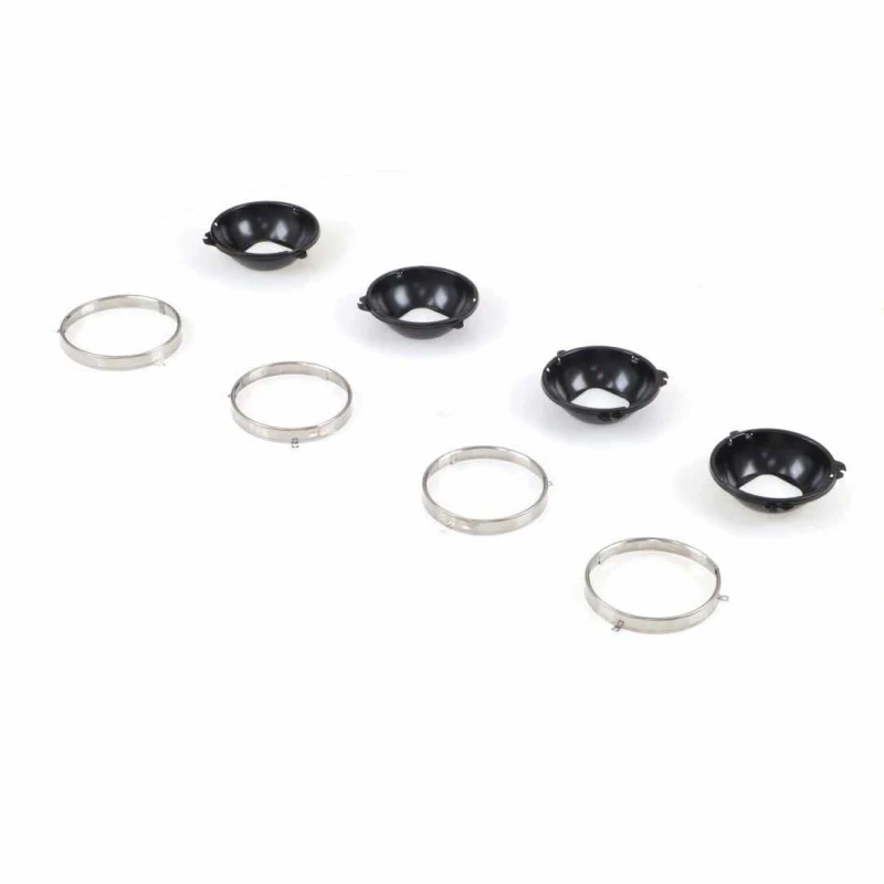 Headlamp Mounting Bucket and Retaining Ring Set - 8 pcs - 67-72 GMC CK Truck SUV
