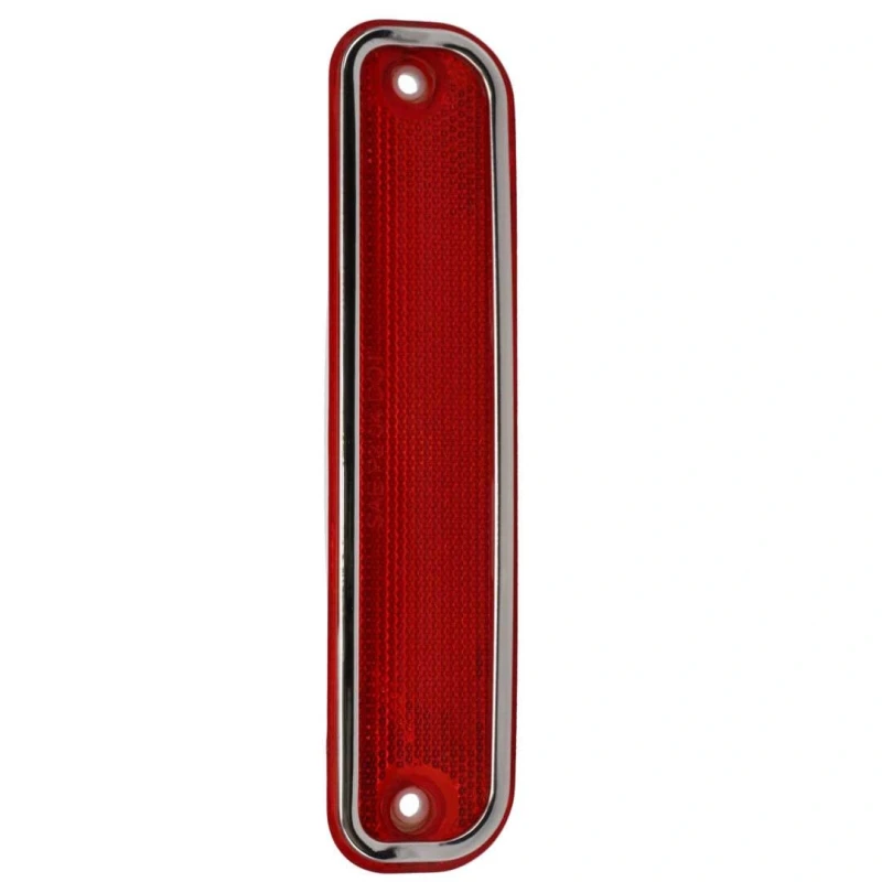 Rear Side Marker Lens - Stainless Bezel - LH or RH - 73-80 Chevy GMC CK Stepside Truck